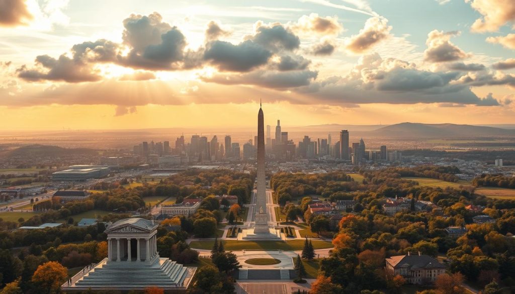 A breathtaking landscape depicting the historic events of September 2025, featuring a vibrant sky with soft clouds and a warm golden glow illuminating the horizon. In the foreground, a grand monument stands tall, its intricate details and architectural elegance capturing the essence of the day's significance. Surrounding the monument, a bustling city skyline rises, its skyscrapers and modern structures a testament to the progress and innovation of the time. In the distance, rolling hills and lush greenery create a serene backdrop, evoking a sense of timelessness and reflection. The scene is bathed in a soft, nostalgic light, inviting the viewer to immerse themselves in the rich tapestry of history and the human stories that define this pivotal moment in time. A breathtaking landscape depicting the historic events of September 2025, featuring a vibrant sky with soft clouds and a warm golden glow illuminating the horizon. In the foreground, a grand monument stands tall, its intricate details and architectural elegance capturing the essence of the day's significance. Surrounding the monument, a bustling city skyline rises, its skyscrapers and modern structures a testament to the progress and innovation of the time. In the distance, rolling hills and lush greenery create a serene backdrop, evoking a sense of timelessness and reflection. The scene is bathed in a soft, nostalgic light, inviting the viewer to immerse themselves in the rich tapestry of history and the human stories that define this pivotal moment in time.
