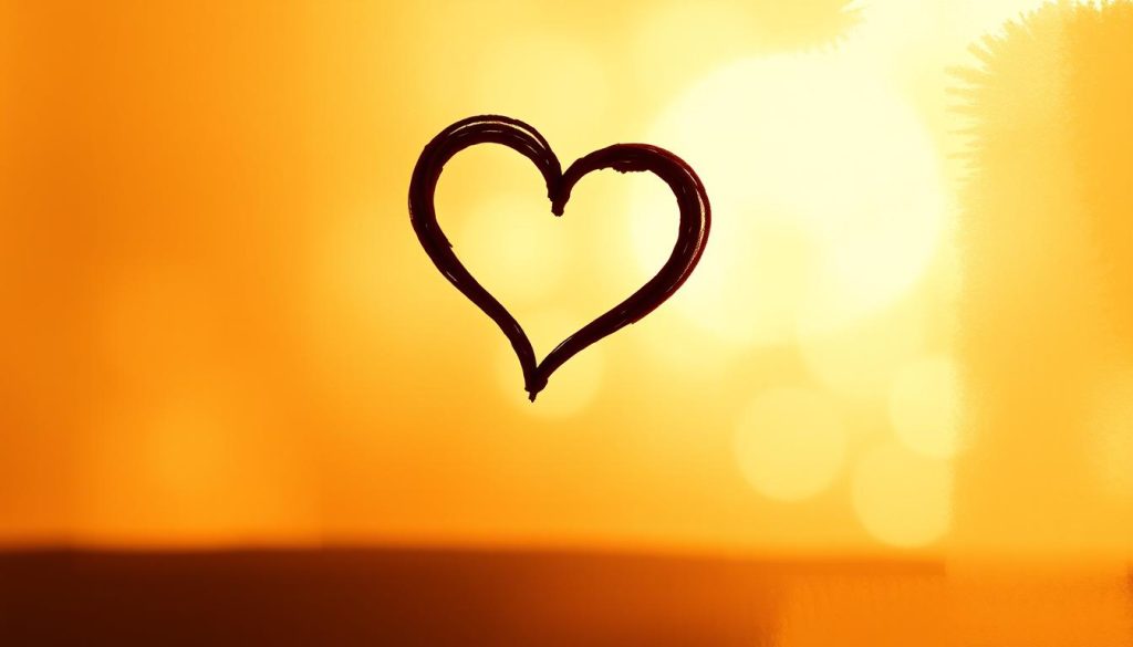 A striking depiction of romantic compatibility, showcasing two intertwined heart shapes in warm, earthy tones. The foreground features the delicate, interlocking silhouettes, capturing the essence of love and connection. Soft, diffused lighting illuminates the scene, creating a serene and intimate atmosphere. The background blends hues of amber and sienna, suggesting a timeless, timeless quality to the image. Subtle textures and brushstrokes lend a handcrafted, artistic feel, reflecting the depth and nuance of human relationships. The overall composition conveys a sense of harmony, balance, and the profound bond between soulmates.