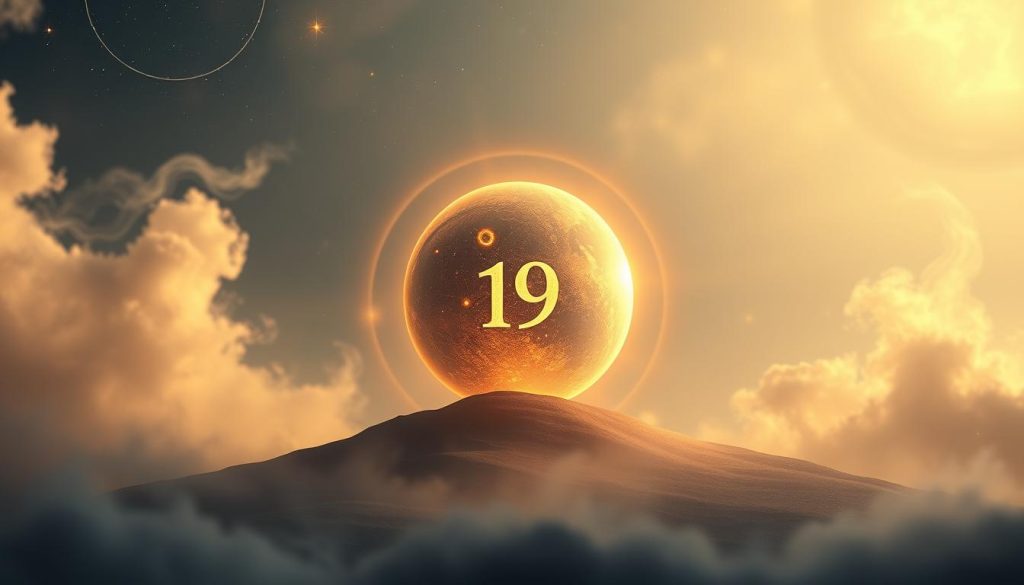 A tranquil cosmic scene, a glowing sphere symbolizing compatibility, balanced by the orbiting celestial bodies of numerology and karmic rhythms. Soft, ethereal lighting illuminates the mystic landscape, conveying a sense of harmony and interconnection. The central orb, rendered with intricate detail, radiates an aura of unity and spiritual resonance. Wispy, cloud-like formations drift in the background, creating an atmosphere of contemplation and deeper understanding. The overall composition is balanced and visually captivating, inviting the viewer to explore the hidden mysteries of the 19th of October.