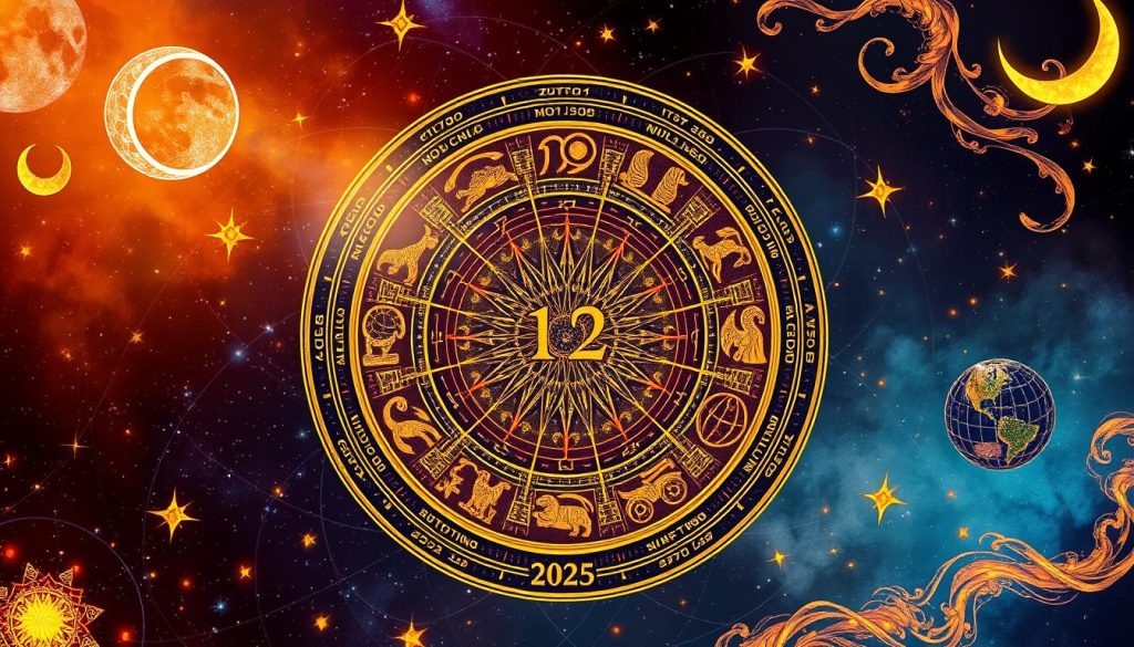 A vibrant and detailed astrological illustration depicting the horoscope for October 4th, 2025. The central focus is a detailed zodiac wheel, featuring the 12 astrological signs arranged in a circular pattern, each sign represented by its iconic symbol. The wheel is rendered in a rich, jewel-toned color palette, with intricate line work and textures that give it a sense of depth and three-dimensionality. Surrounding the zodiac wheel are celestial motifs, such as glowing stars, crescent moons, and swirling nebulae, all bathed in a warm, golden light that creates a mystical, otherworldly atmosphere. The overall composition is balanced and visually striking, effectively conveying the significance and allure of the astrological forecast for this particular day. A vibrant and detailed astrological illustration depicting the horoscope for October 4th, 2025. The central focus is a detailed zodiac wheel, featuring the 12 astrological signs arranged in a circular pattern, each sign represented by its iconic symbol. The wheel is rendered in a rich, jewel-toned color palette, with intricate line work and textures that give it a sense of depth and three-dimensionality. Surrounding the zodiac wheel are celestial motifs, such as glowing stars, crescent moons, and swirling nebulae, all bathed in a warm, golden light that creates a mystical, otherworldly atmosphere. The overall composition is balanced and visually striking, effectively conveying the significance and allure of the astrological forecast for this particular day.