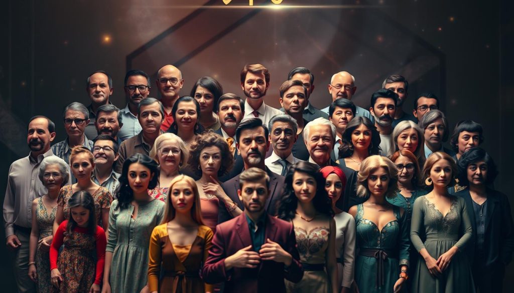 A vibrant portrait showcasing the diverse "личности" on display. The foreground features a dynamic arrangement of human figures, each with a distinct facial expression, pose, and attire that conveys a range of personalities and character traits. The middle ground incorporates symbolic elements, such as astrological symbols or personal artifacts, that hint at the individuals' backgrounds and interests. The background evokes a sense of timelessness, with subtle lighting and atmospheric elements that create a contemplative, introspective mood. Captured with a medium-wide lens and slightly elevated perspective to emphasize the interconnectedness of the subjects. The overall composition and color palette are designed to captivate the viewer and evoke a deeper understanding of the unique "личности" celebrated on this particular day. A vibrant portrait showcasing the diverse "личности" on display. The foreground features a dynamic arrangement of human figures, each with a distinct facial expression, pose, and attire that conveys a range of personalities and character traits. The middle ground incorporates symbolic elements, such as astrological symbols or personal artifacts, that hint at the individuals' backgrounds and interests. The background evokes a sense of timelessness, with subtle lighting and atmospheric elements that create a contemplative, introspective mood. Captured with a medium-wide lens and slightly elevated perspective to emphasize the interconnectedness of the subjects. The overall composition and color palette are designed to captivate the viewer and evoke a deeper understanding of the unique "личности" celebrated on this particular day.