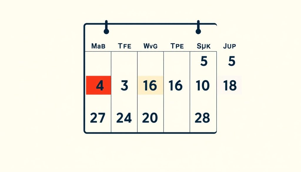 A stylized illustration depicting a traditional Russian calendar, set against a neutral background. The calendar features a clean, minimalist design with crisp lines, bold colors, and a sense of balance and symmetry. The days of the week are clearly delineated, with the current day highlighted in a contrasting hue. The week and month numbers are prominently displayed, conveying a sense of order and organization. The overall aesthetic is both visually appealing and informative, reflecting the subject of the article's section on "Календарные факты." The lighting is soft and diffused, creating a gentle, contemplative mood.