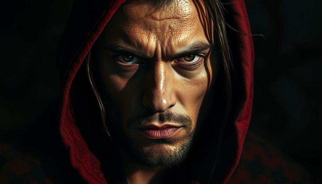 Born in November, a vibrant and captivating portrait of the zodiac sign Scorpio. Capture the essence of this astrological archetype - a brooding and mysterious figure, shrouded in an enigmatic aura. Dramatic lighting casts sharp shadows, accentuating the subject's intense gaze and unwavering determination. A moody, cinematic atmosphere pervades the scene, inviting the viewer to delve into the complexities of the Scorpio personality. Meticulously rendered details, from the subject's striking features to the rich, textured background, create a visually compelling and emotionally evocative image that encapsulates the spirit of those born under this captivating sign. Born in November, a vibrant and captivating portrait of the zodiac sign Scorpio. Capture the essence of this astrological archetype - a brooding and mysterious figure, shrouded in an enigmatic aura. Dramatic lighting casts sharp shadows, accentuating the subject's intense gaze and unwavering determination. A moody, cinematic atmosphere pervades the scene, inviting the viewer to delve into the complexities of the Scorpio personality. Meticulously rendered details, from the subject's striking features to the rich, textured background, create a visually compelling and emotionally evocative image that encapsulates the spirit of those born under this captivating sign.
