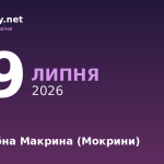 19 липня — преподобна Макрина, події в історії, іменини