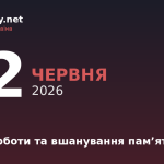 22 червня — День скорботи, події в історії, іменини